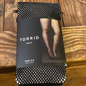Torrid Black Mesh Tights